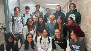a photo of a group of students