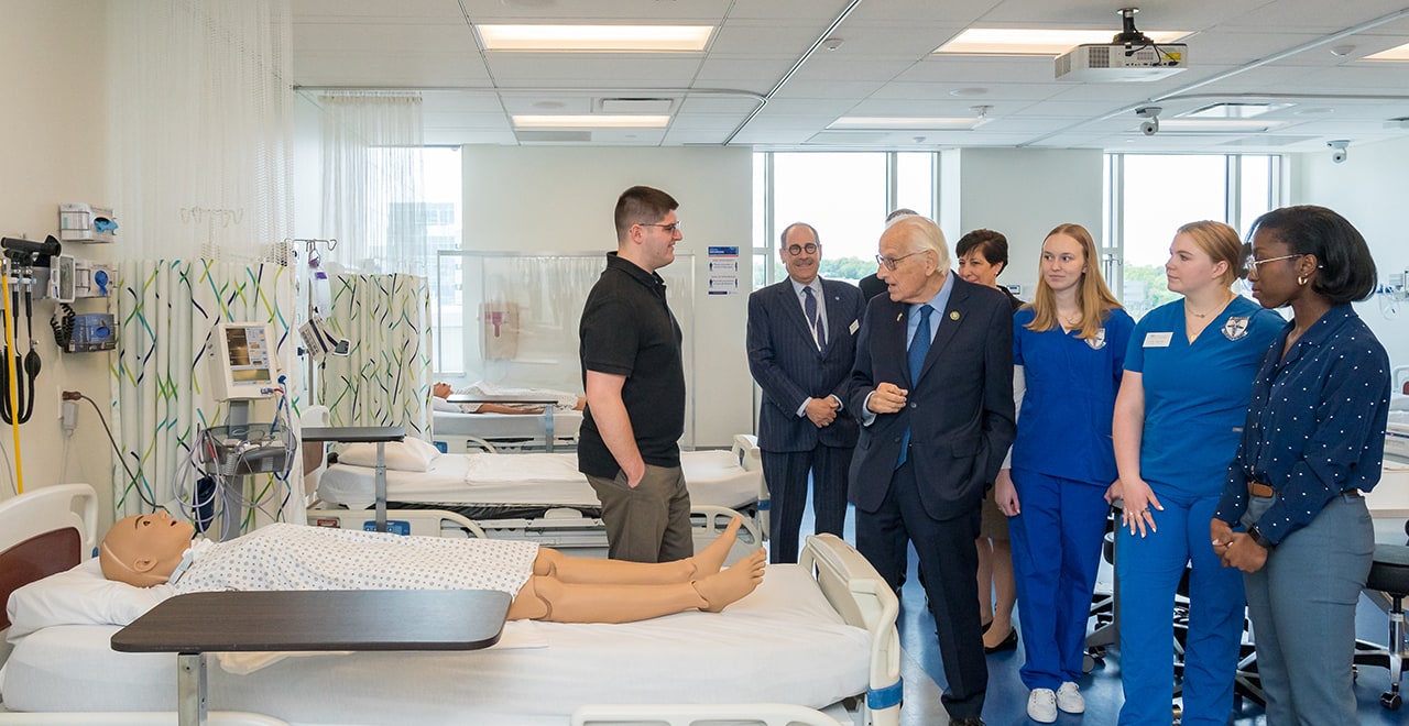 Congressman Bill Pascrell at Seton Hall IHS Campus