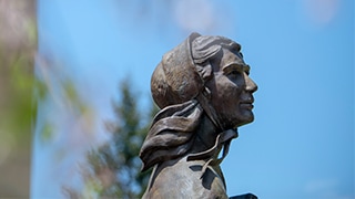 Mother Seton Statue in Front of Jubilee Hall Mother Seton Statue in Front of Jubilee Hall