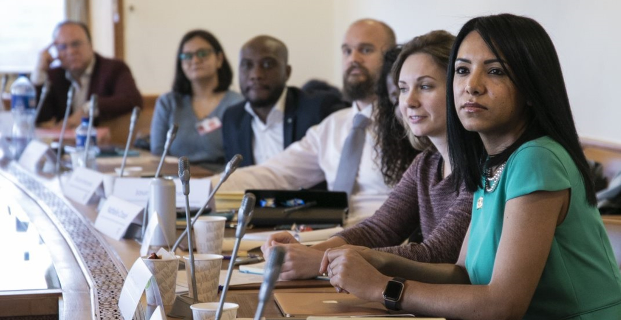 A photo of a group of people.