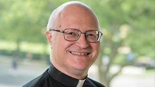 Fr. Brian Muzas, Associate Professor in the School of Diplomacy and International Relations