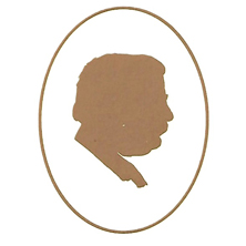 Silhouette image of G.K. Chesterton's profile