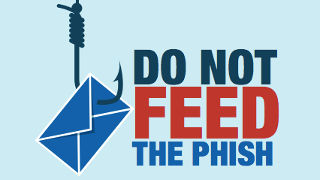 Logo for the Do Not Feed the Phish campaign.
