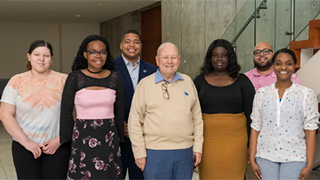 Nick with Scalera Scholarship recipients.