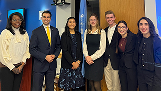 UN's Youth Observer Visits Seton Hall